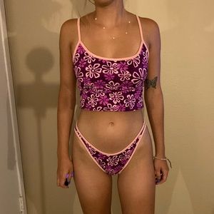 Vintage Flower Tankini